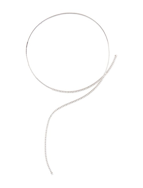 Mattia Cielo 18K Diamond Dew Drop Collar Necklace