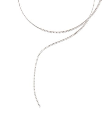 Mattia Cielo 18K Diamond Dew Drop Collar Necklace