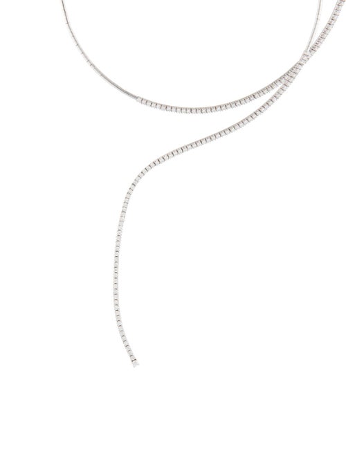 Mattia Cielo 18K Diamond Dew Drop Collar Necklace