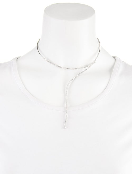 Mattia Cielo 18K Diamond Dew Drop Collar Necklace