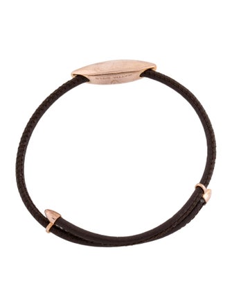 Mattia Cielo Leather Ghiaccio Bracelet