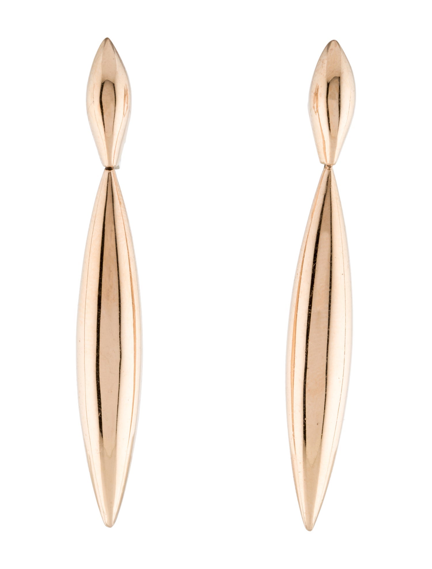 Mattia Cielo 18K Teardrop Earclips