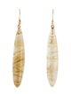 Ted Muehling 14K Rutilated Quartz Drop Earrings