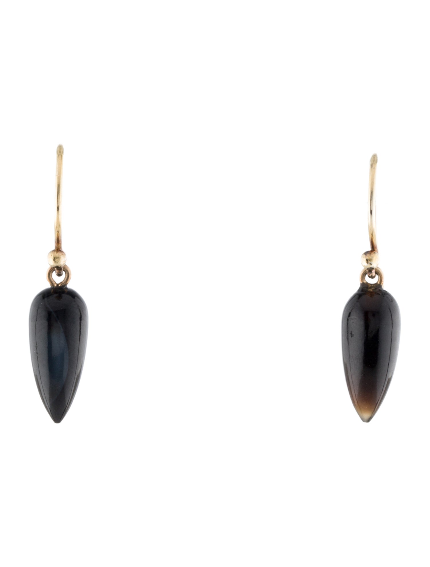 Ted Muehling Onyx Drop Earrings