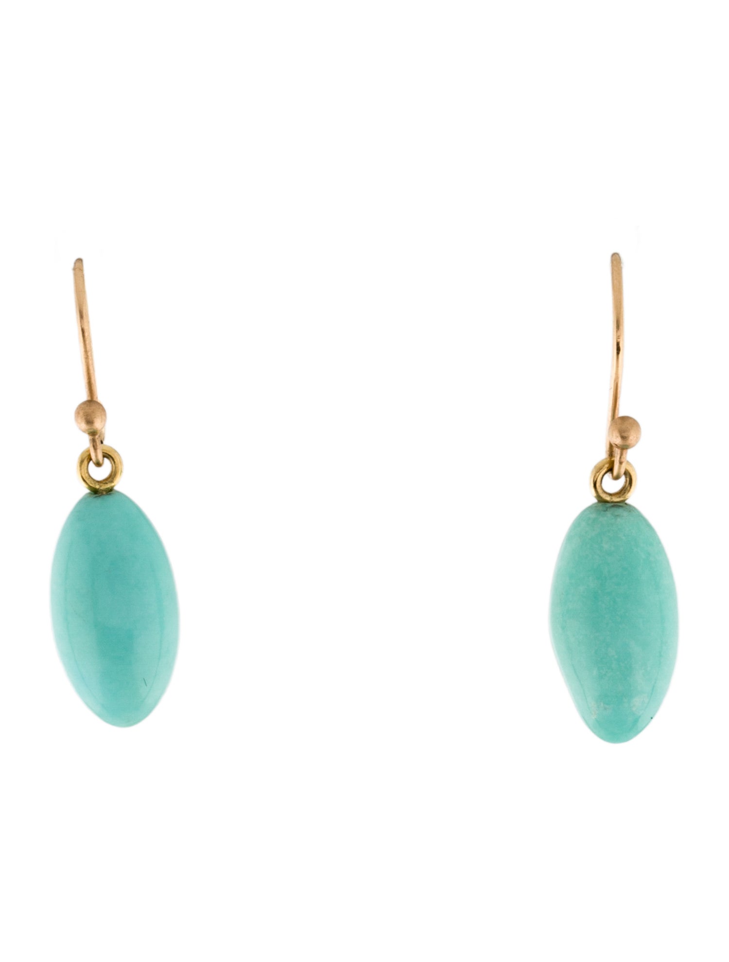 Ted Muehling 14K Turquoise Berries Drop Earrings