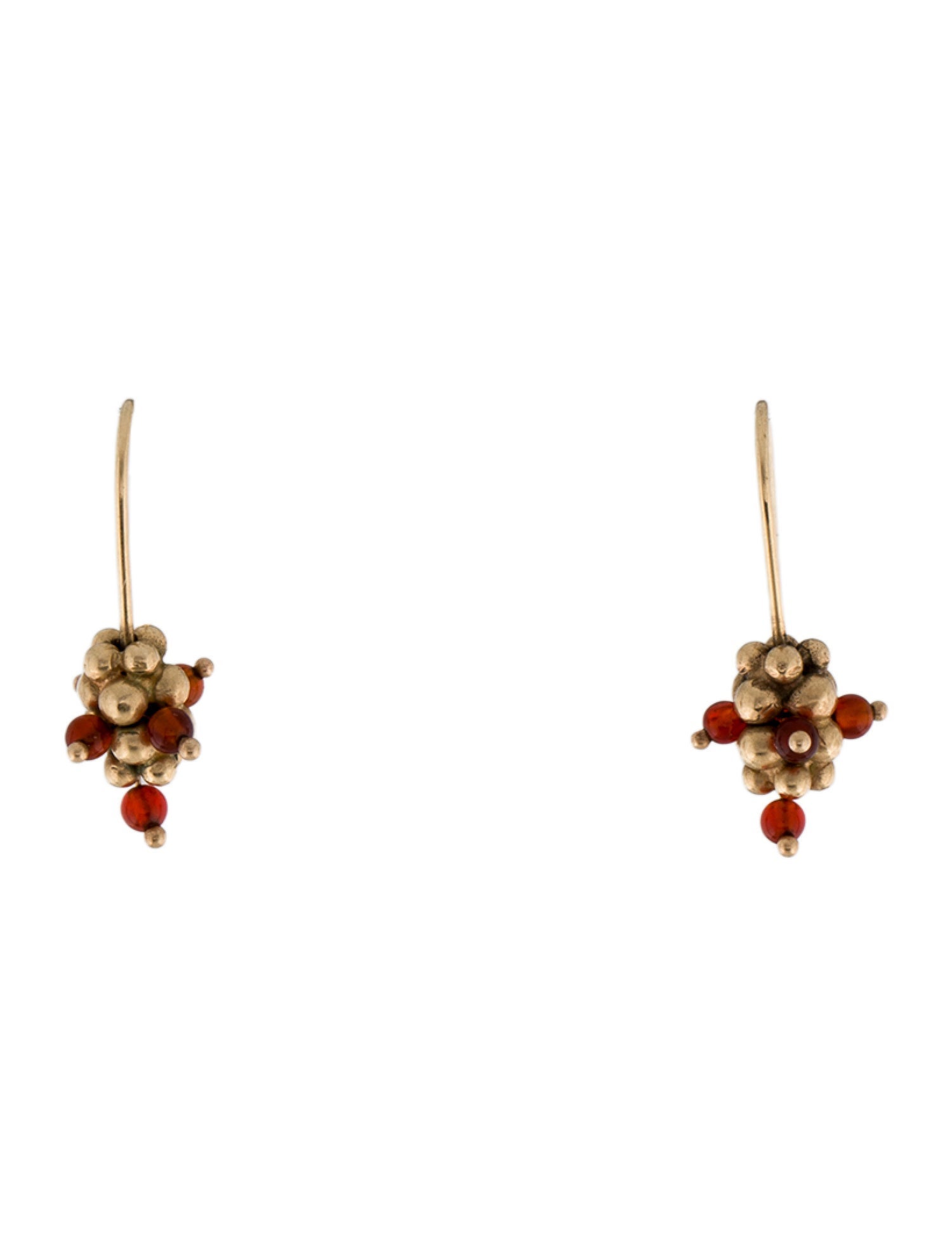Ted Muehling 14K Carnelian Drop Earrings