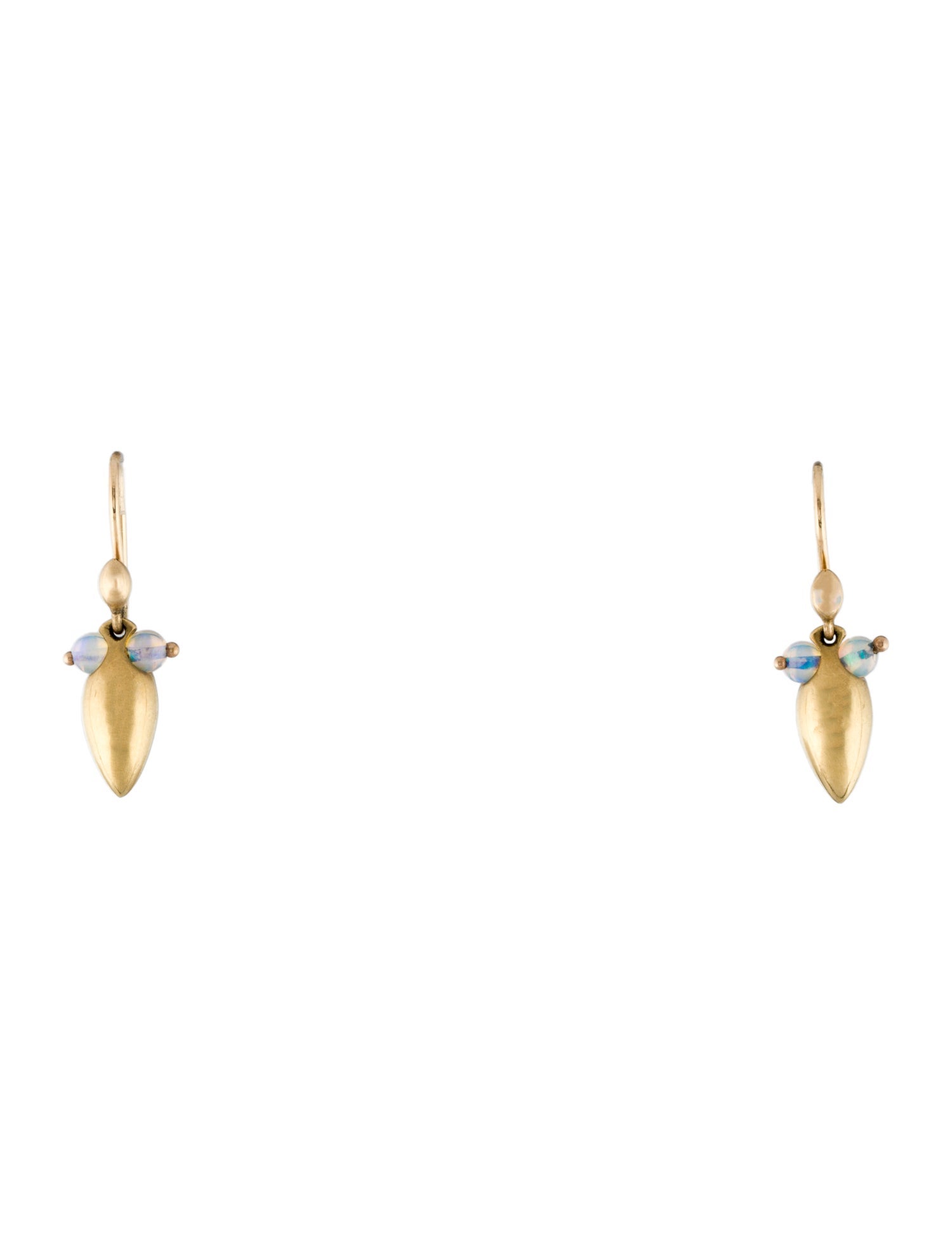Ted Muehling Opal Eye Bug Drop Earrings