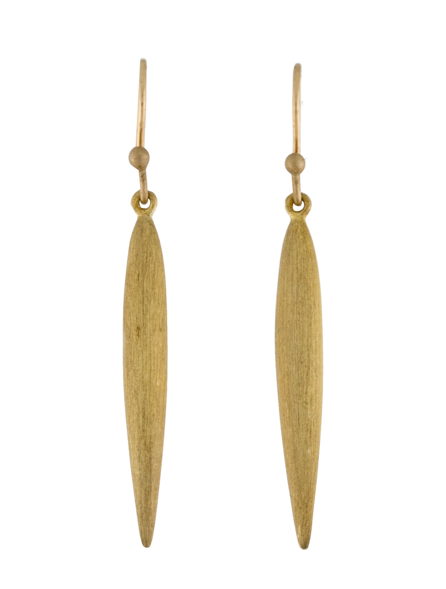 Ted Muehling Large Rice Drop Earrings