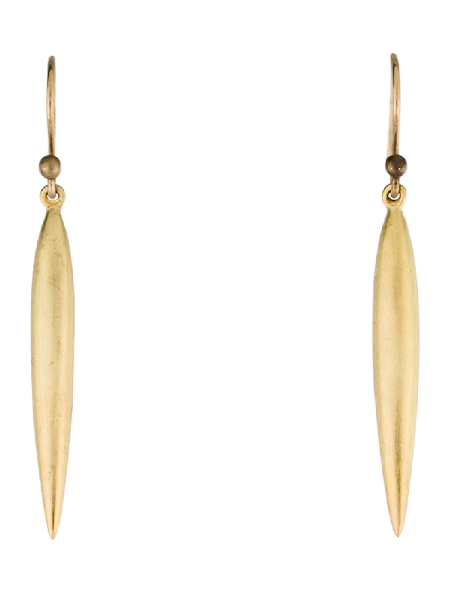 Ted Muehling Large Rice Drop Earrings
