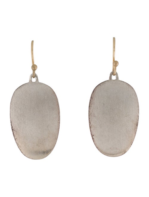 Ted Muehling Two-Tone Large Chips Drop Earrings