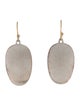 Ted Muehling Two-Tone Large Chips Drop Earrings