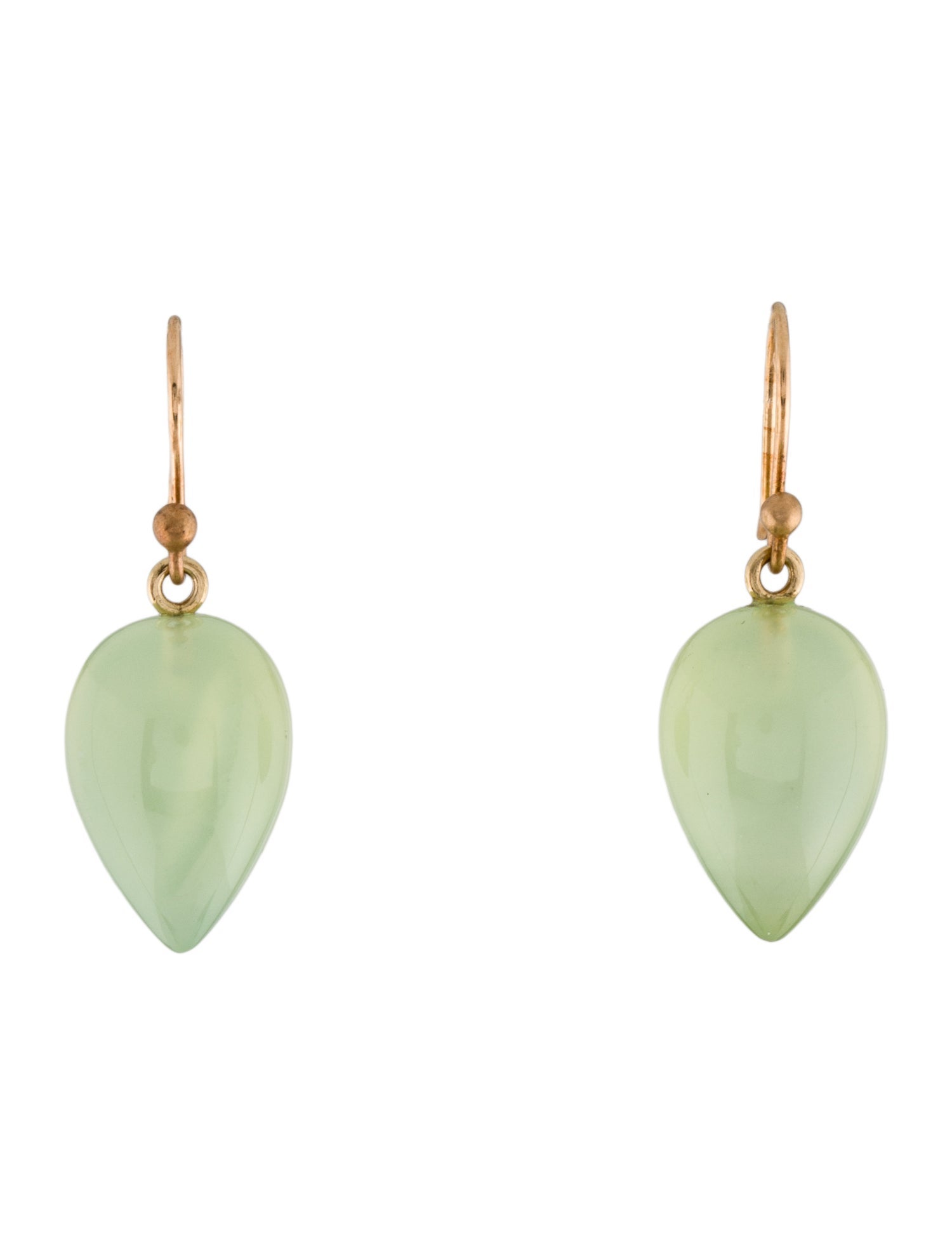 Ted Muehling 14K Serpentine Acorns Drop Earrings