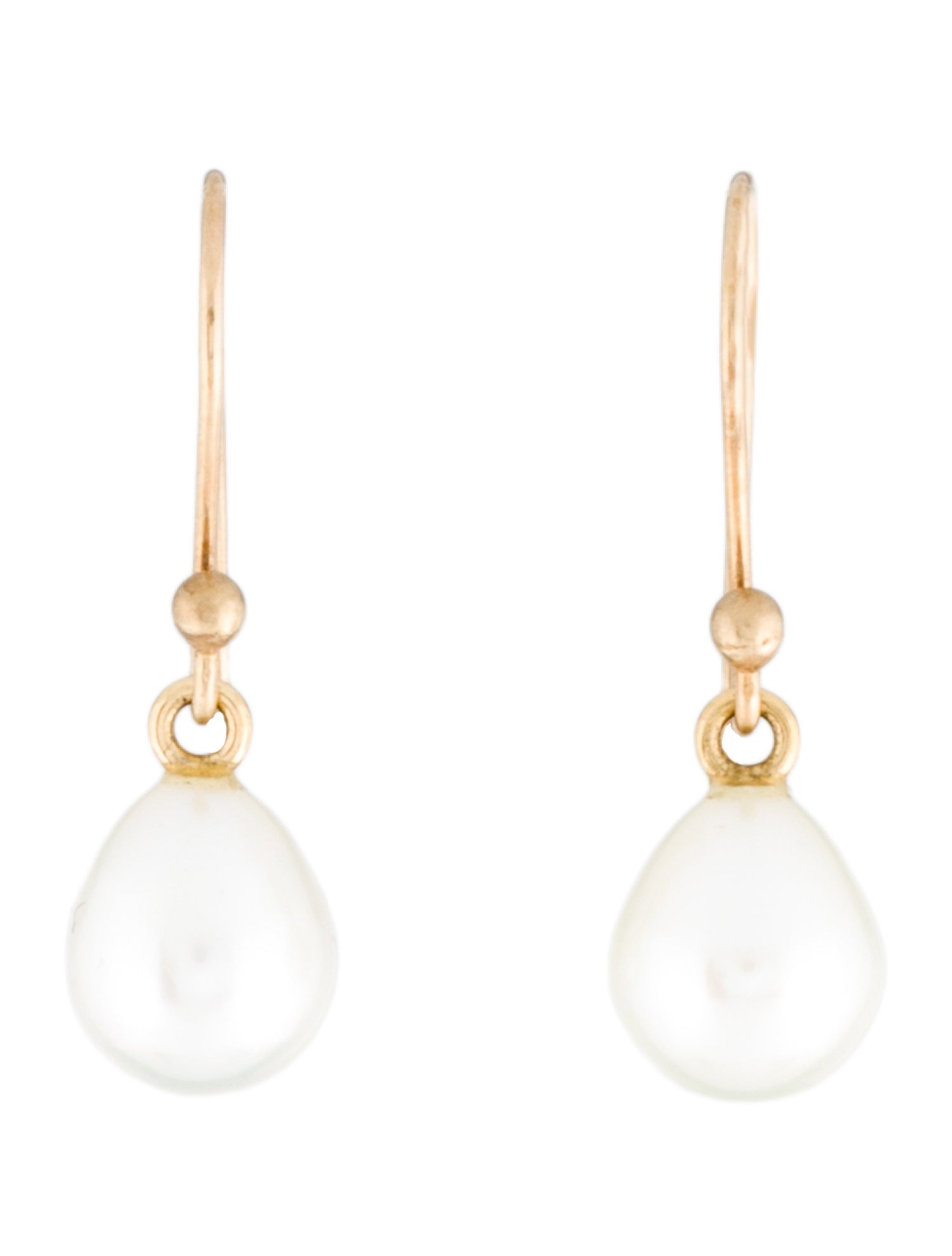 Ted Muehling Pearl Drop Earrings