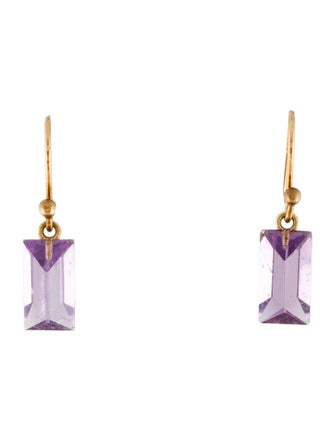 Ted Muehling 14K Amethyst Gems Earrings