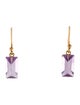 Ted Muehling 14K Amethyst Gems Earrings