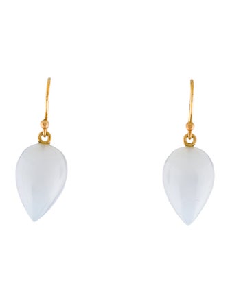Ted Muehling 14K Chalcedony Acorns Drop Earrings