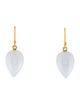 Ted Muehling 14K Chalcedony Acorns Drop Earrings