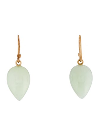 Ted Muehling 14K Serpentine Acorns Drop Earrings