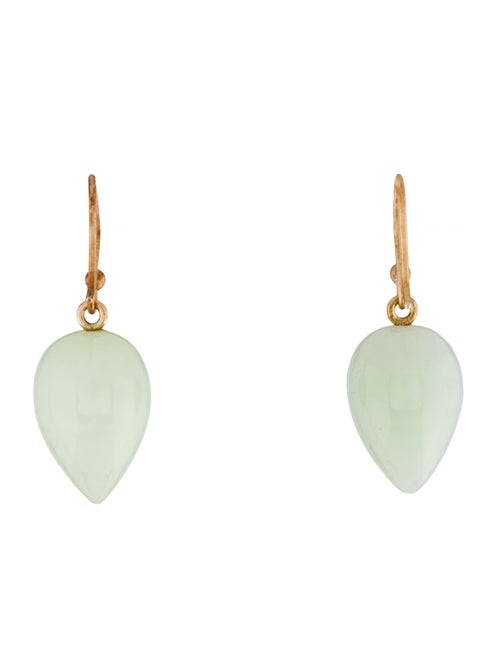 Ted Muehling 14K Serpentine Acorns Drop Earrings