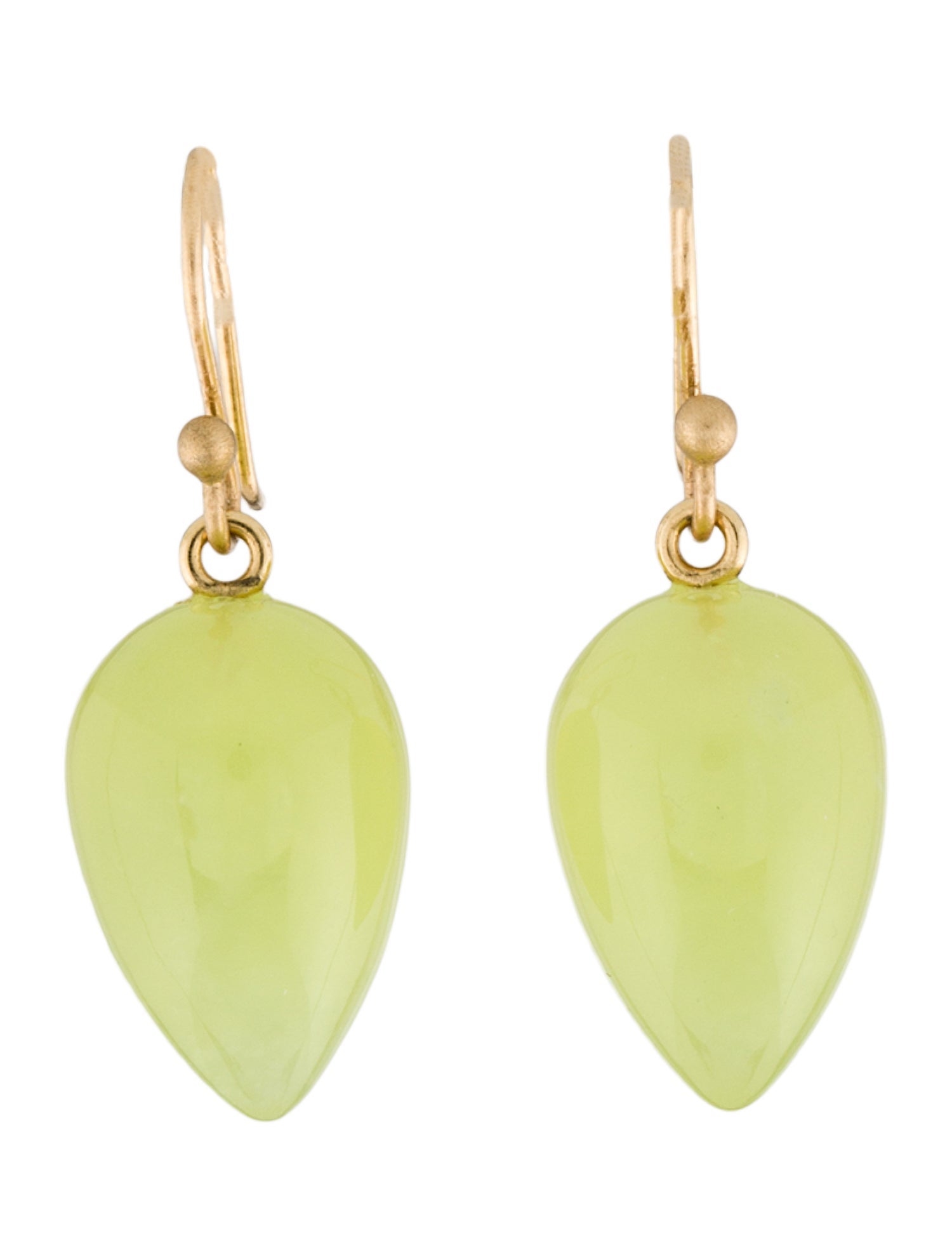 Ted Muehling 14K Serpentine Acorns Drop Earrings