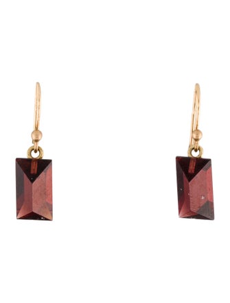 Ted Muehling 14K Garnet Gems Drop Earrings