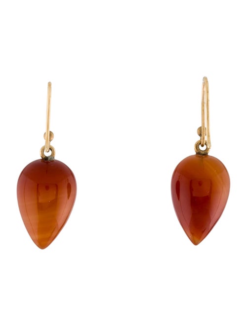 Ted Muehling 14K Carnelian Acorns Drop Earrings