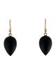 Ted Muehling 14K Onyx Acorns Drop Earrings