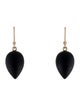 Ted Muehling 14K Onyx Acorns Drop Earrings