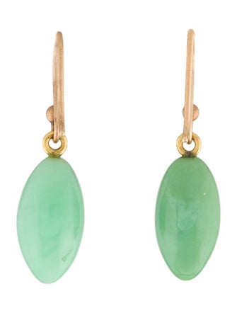 Ted Muehling 14K Chrysoprase Berries Drop Earrings