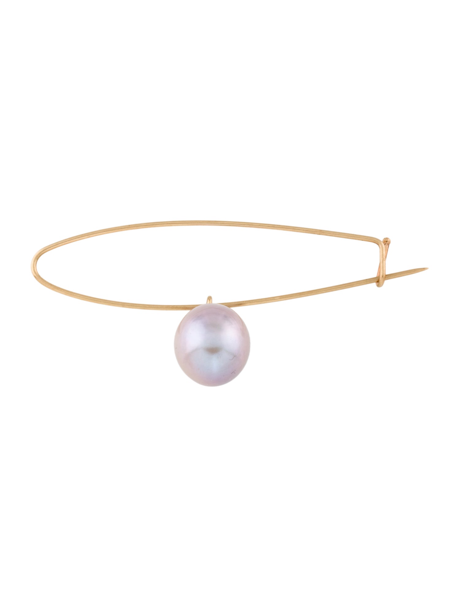 Ted Muehling 14K Pearl Pin