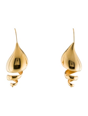 Ted Muehling Turret Shell Drop Earrings