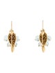 Ted Muehling Aquamarine Bug Clusters Drop Earrings