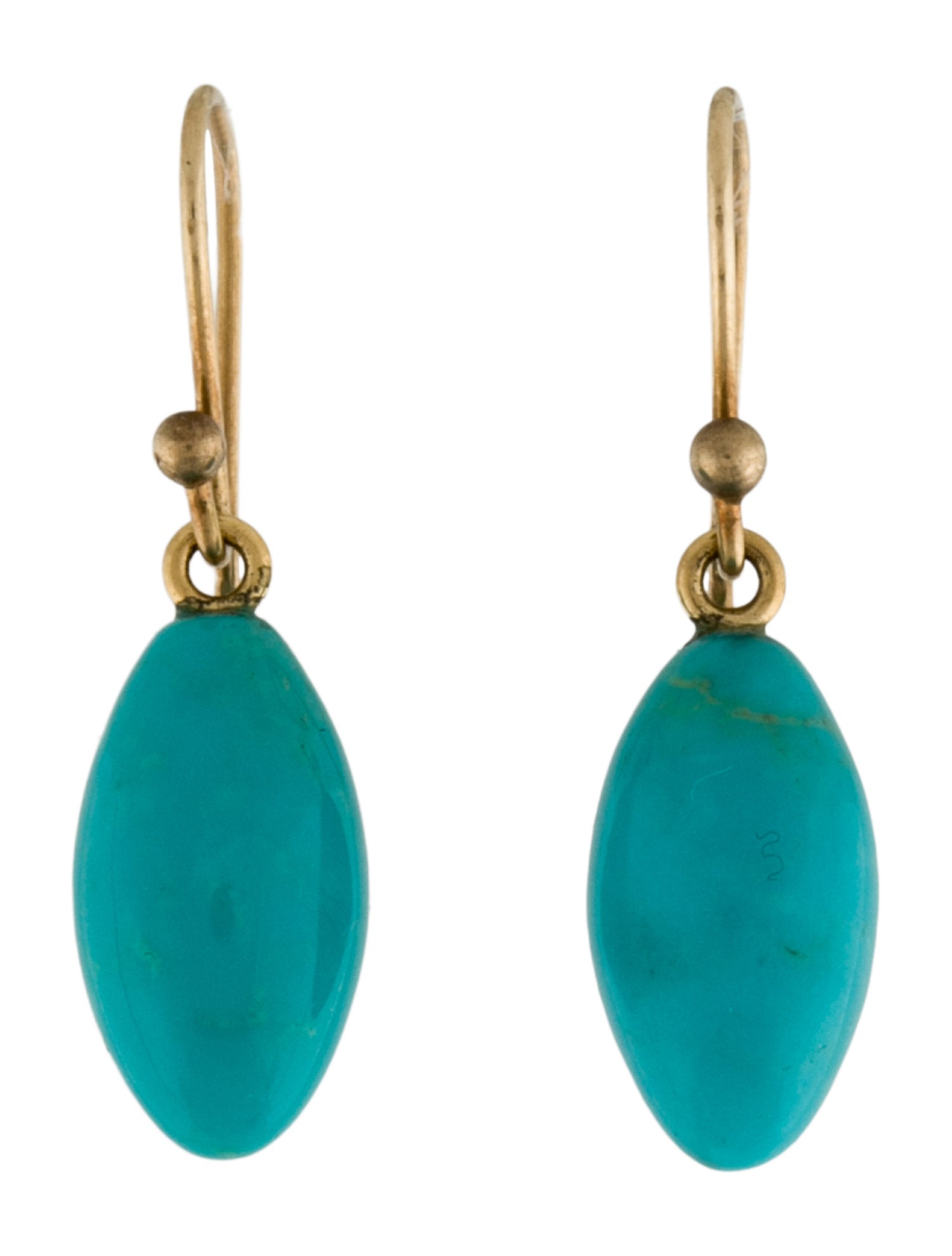 Ted Muehling 14K Turquoise Berries Drop Earrings