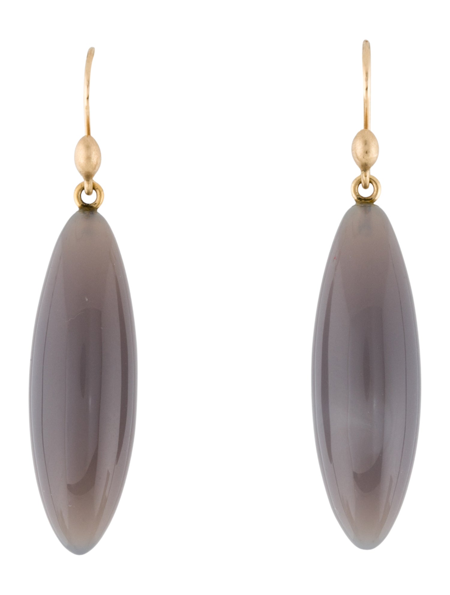 Ted Muehling 14K Chalcedony Long Berries Drop Earrings