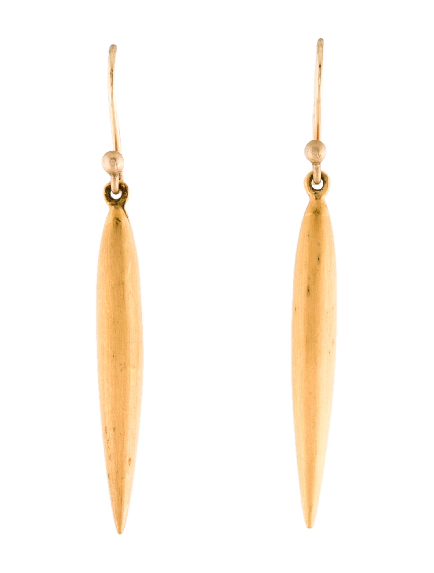 Ted Muehling Large Rice Drop Earrings