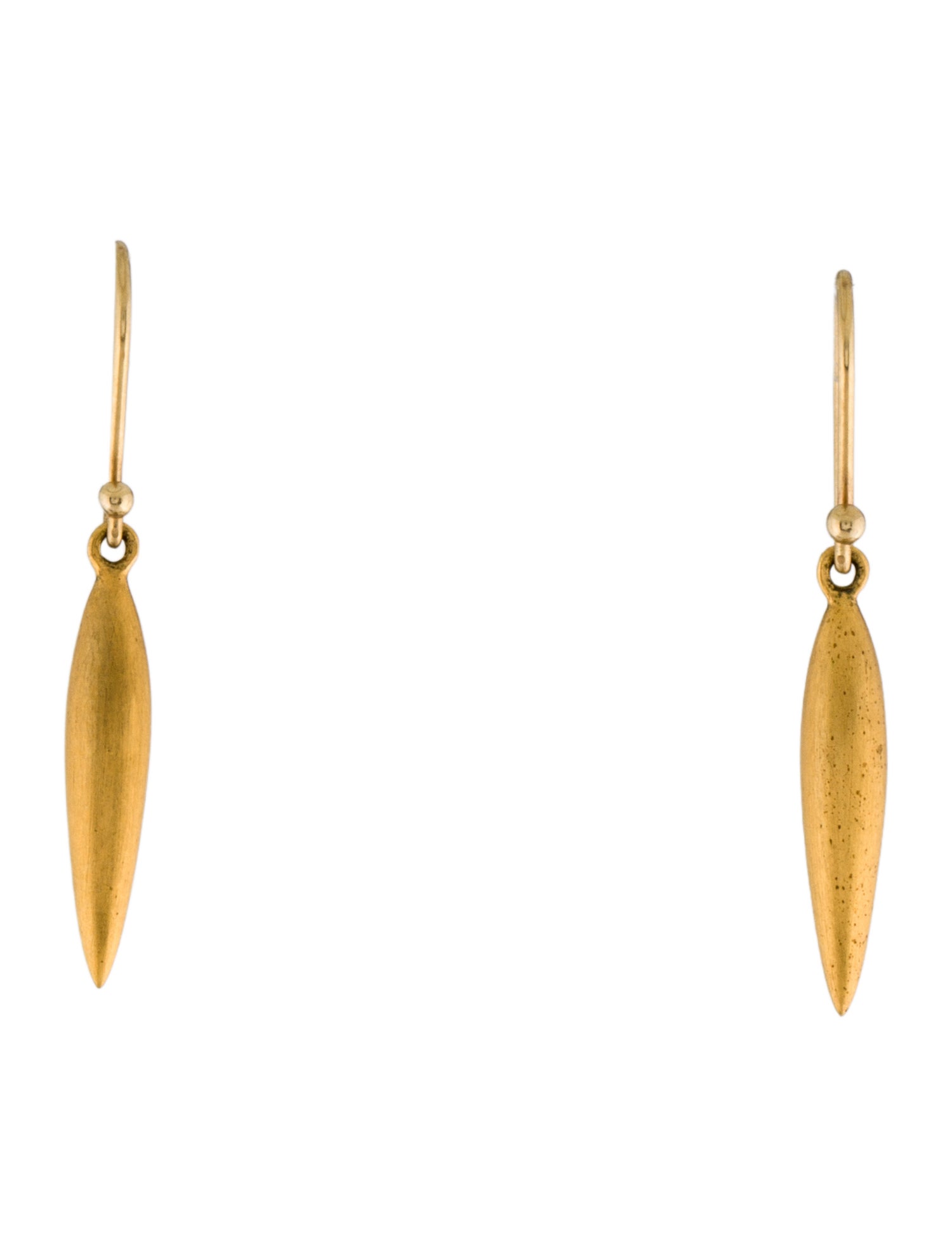 Ted Muehling Small Rice Drop Earrings
