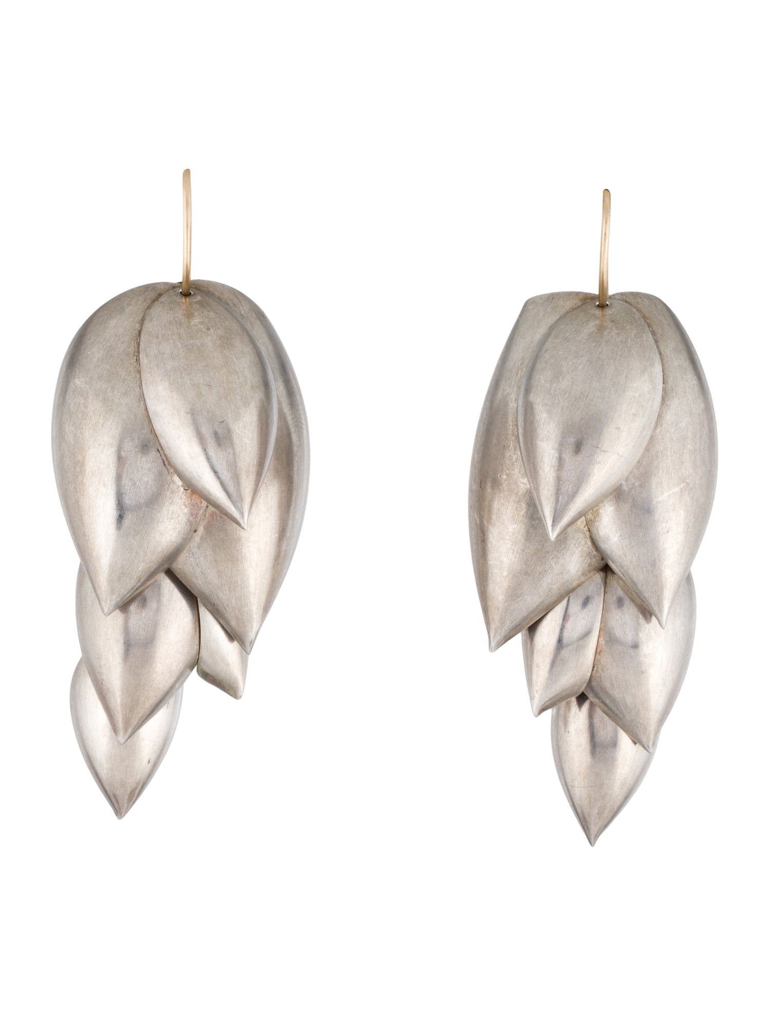 Ted Muehling Articulated Pinecones Earrings