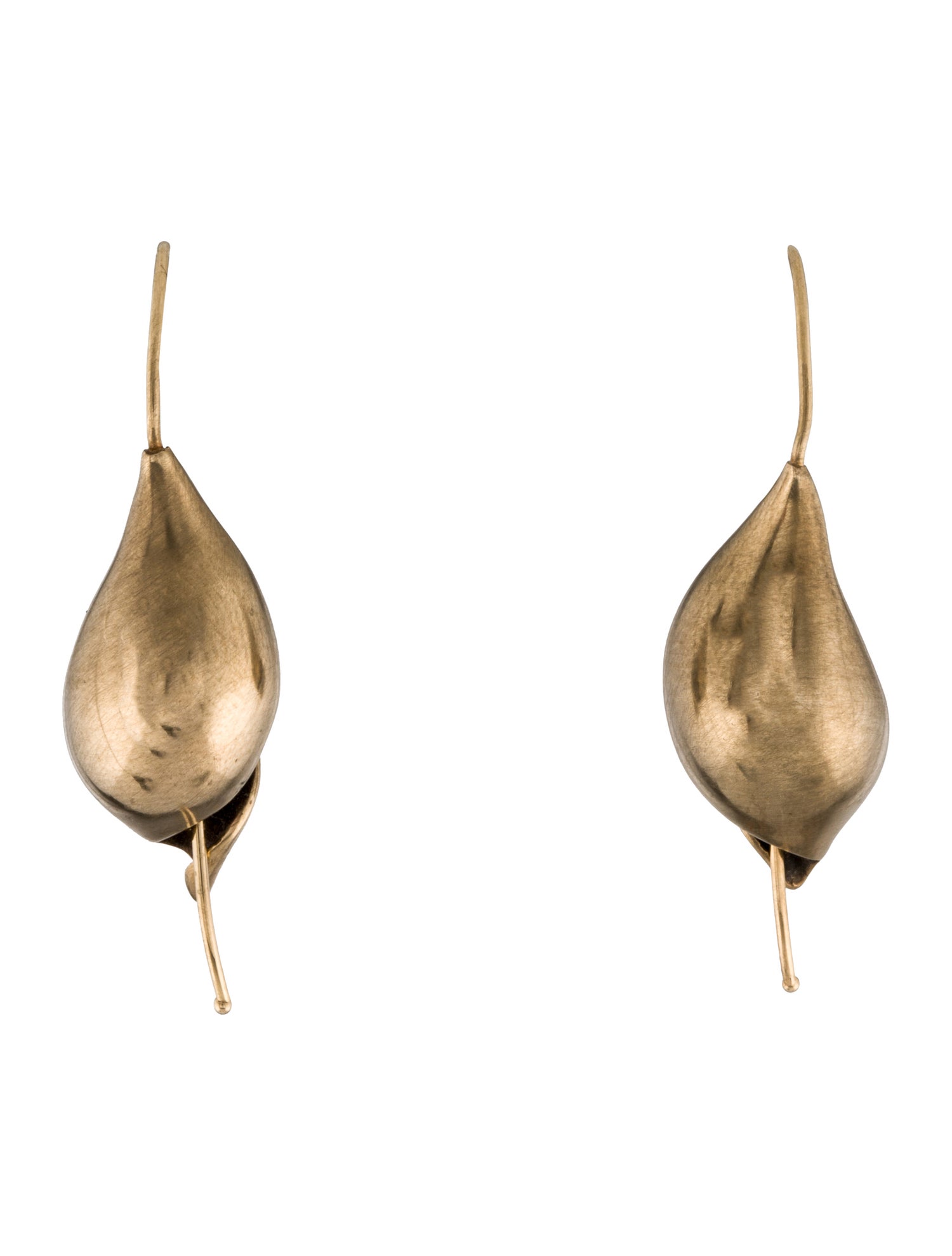 Ted Muehling 10K New Shells Drop Earrings