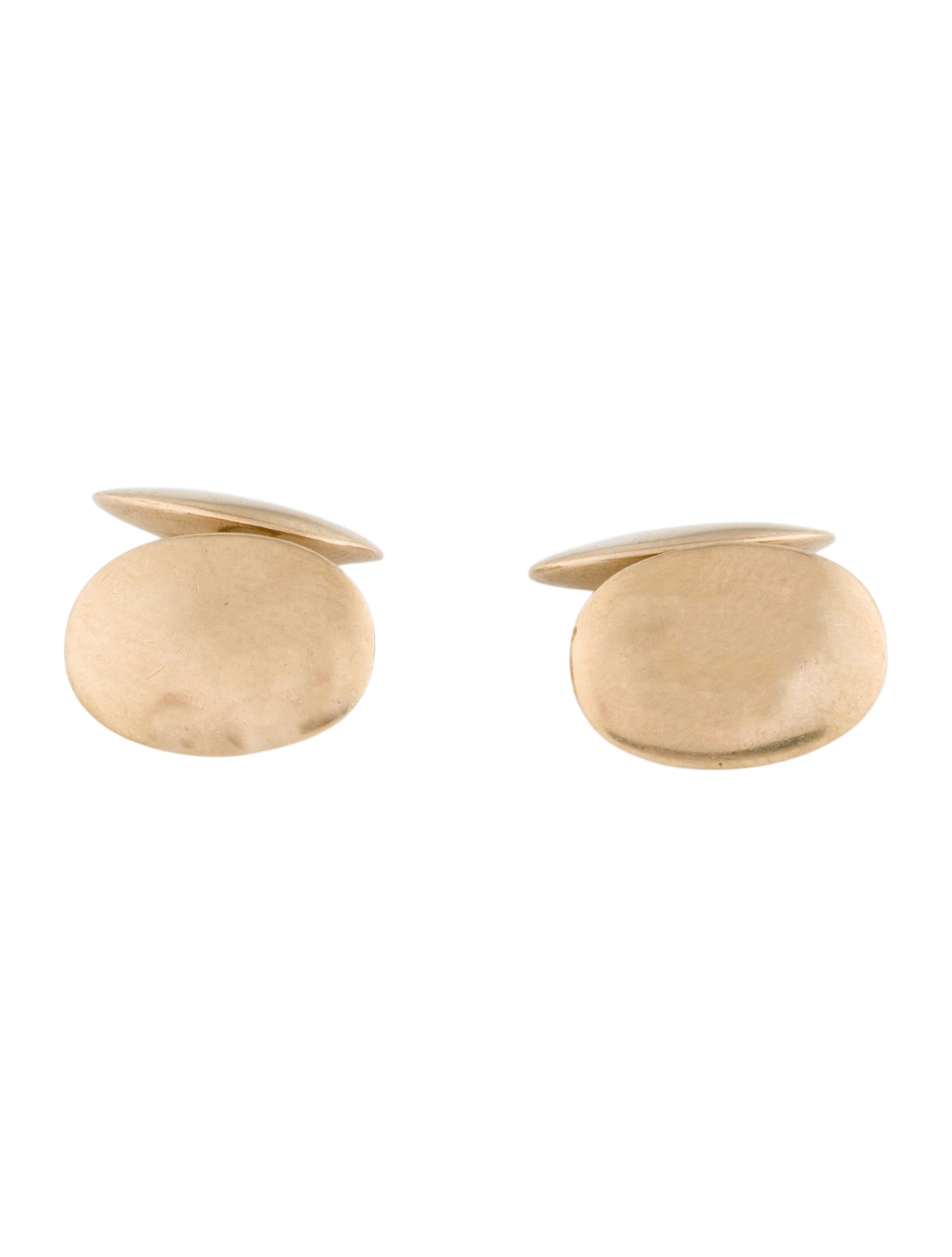 Ted Muehling 14K Chip Cufflinks