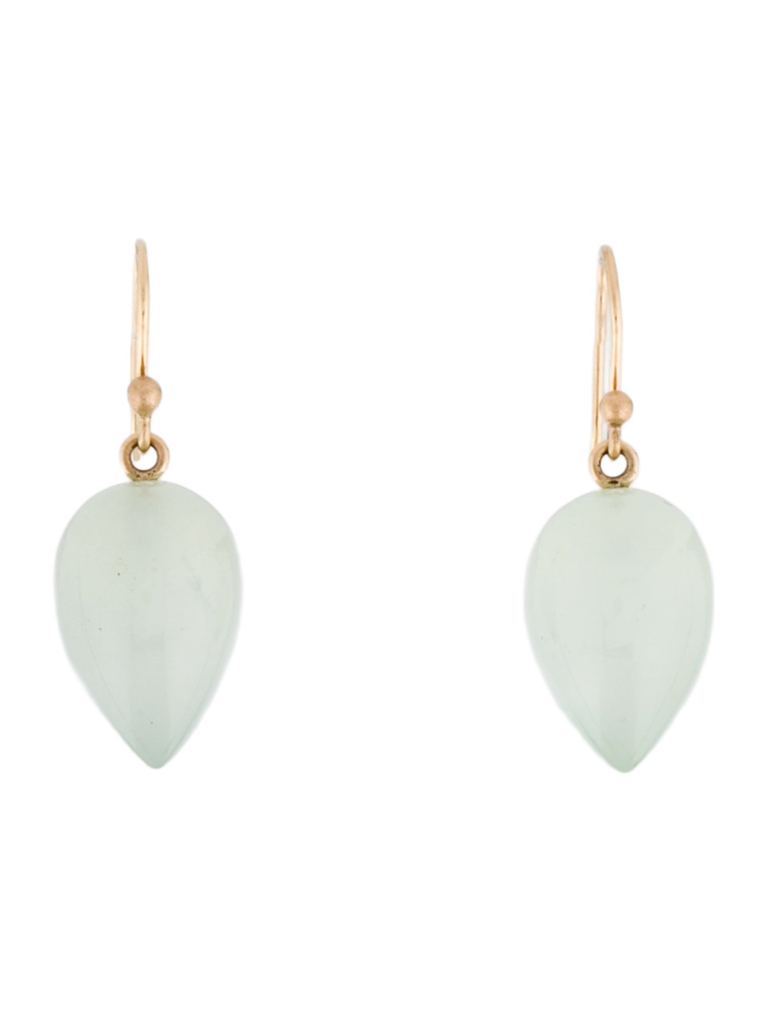 Ted Muehling 14K Serpentine Acorn Drop Earrings
