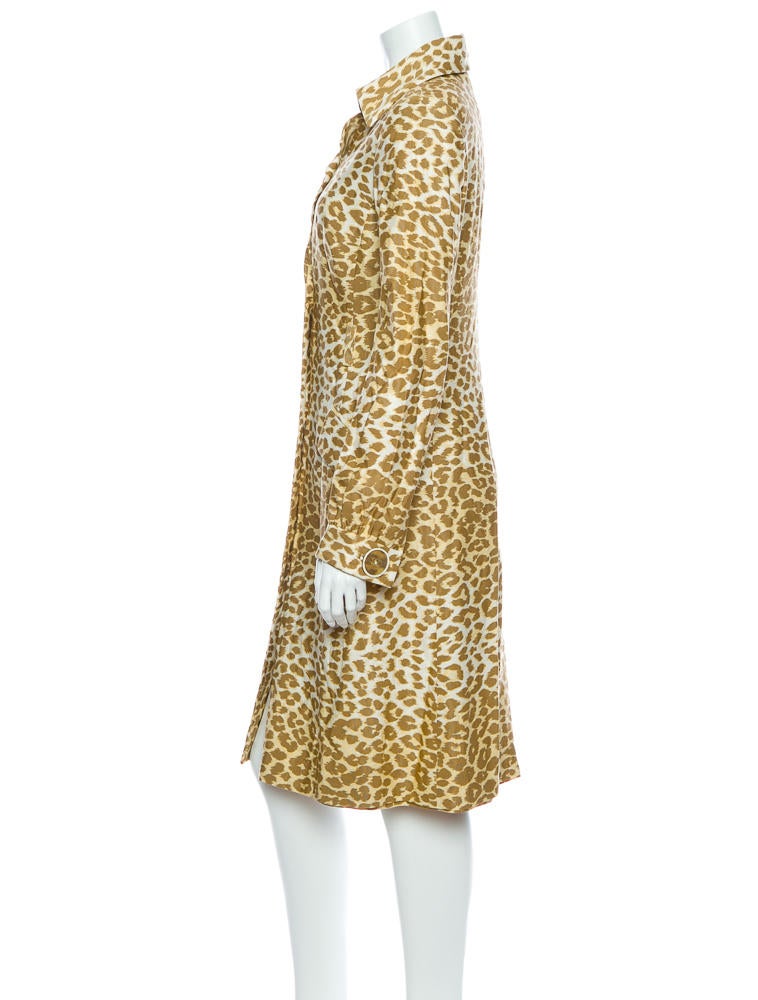 Tuleh Leopard Print Coat