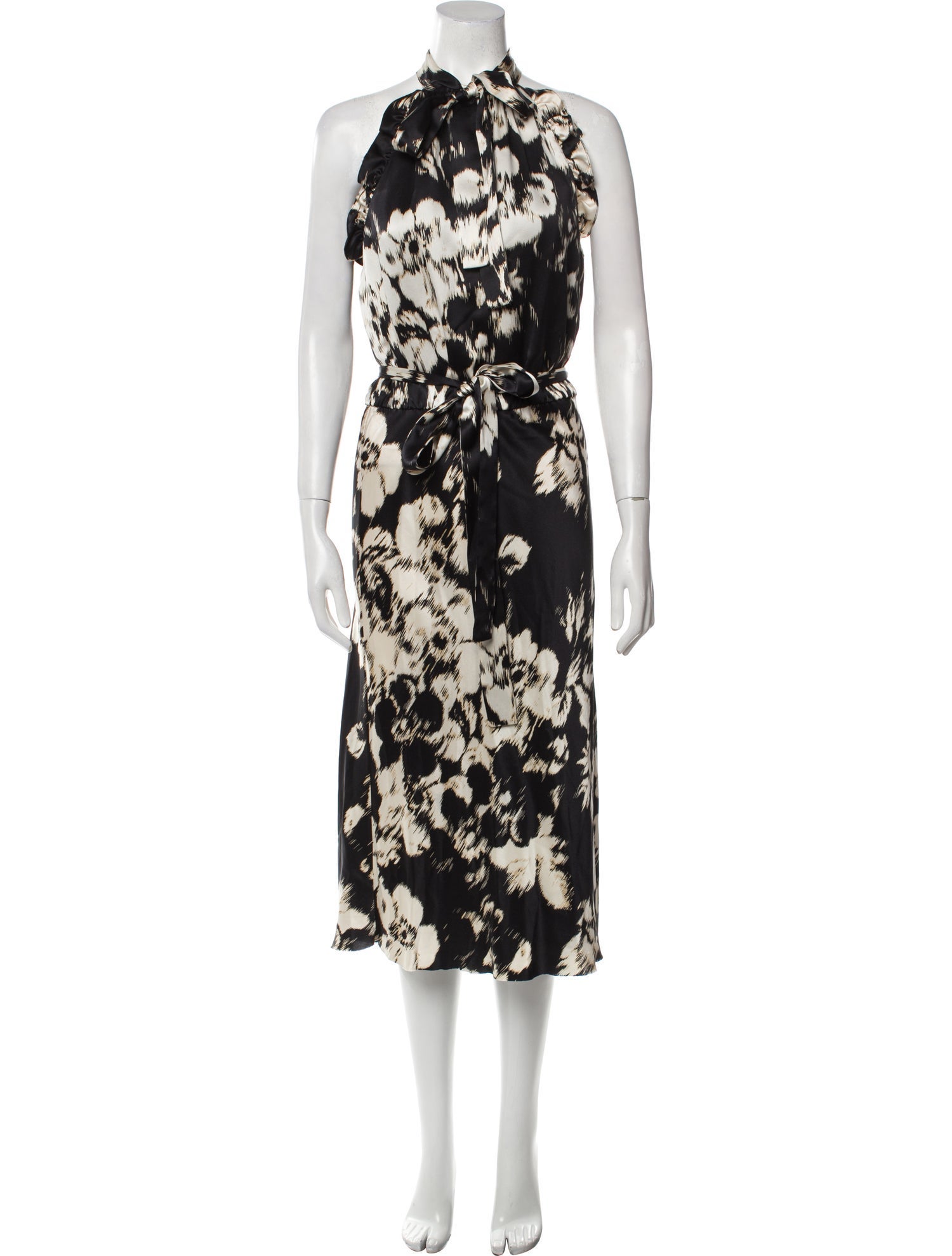 Tuleh Floral Print Long Dress