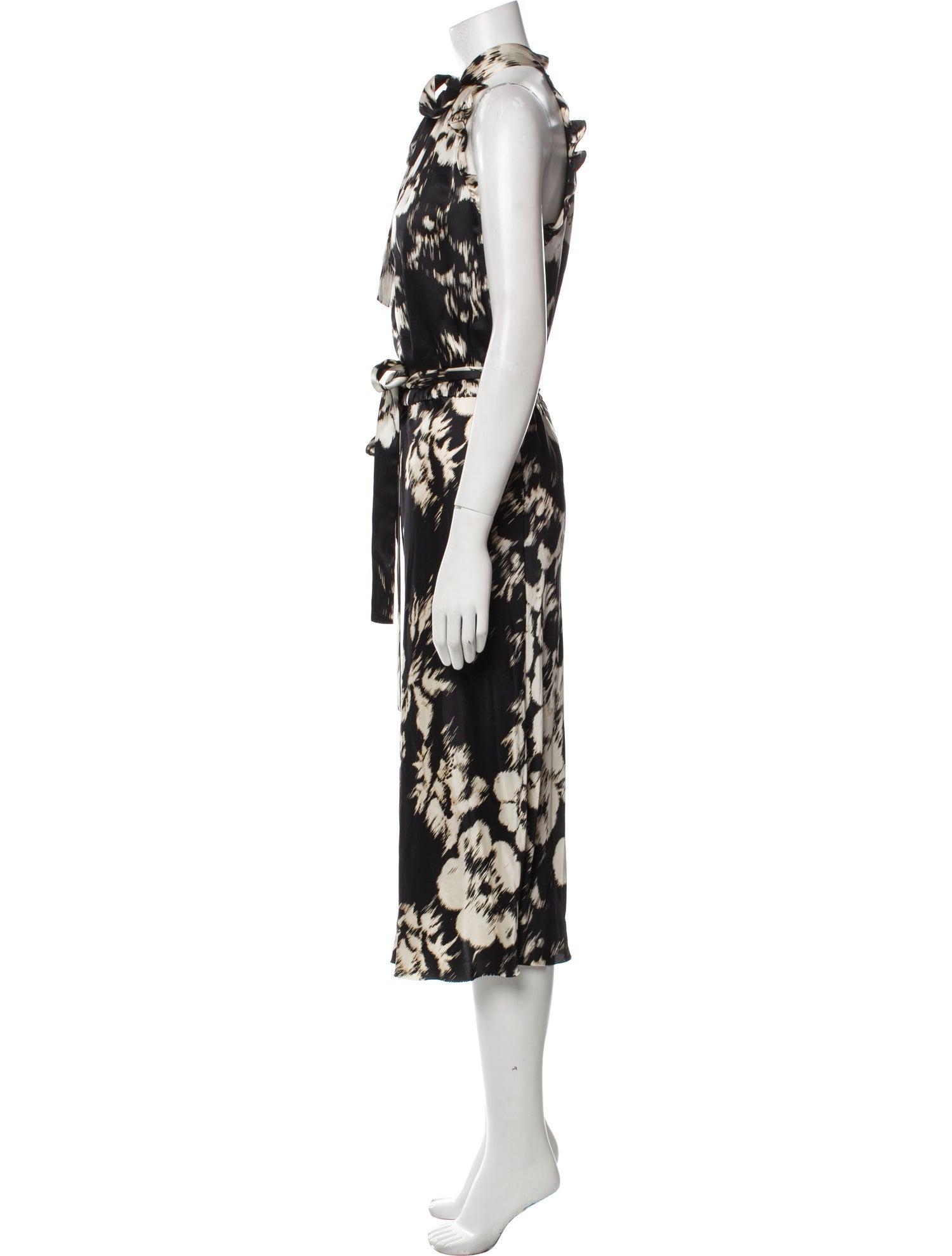 Tuleh Floral Print Long Dress