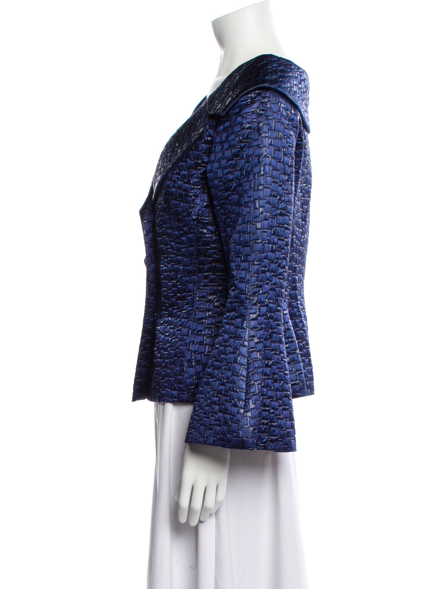 Tuleh Wool Tweed Pattern Evening Jacket