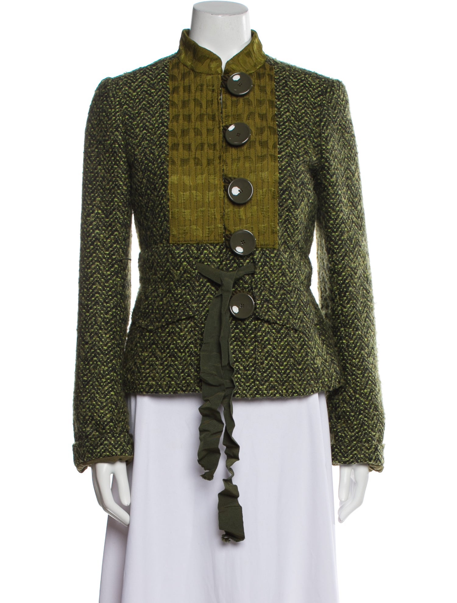 Tuleh Wool Tweed Pattern Evening Jacket