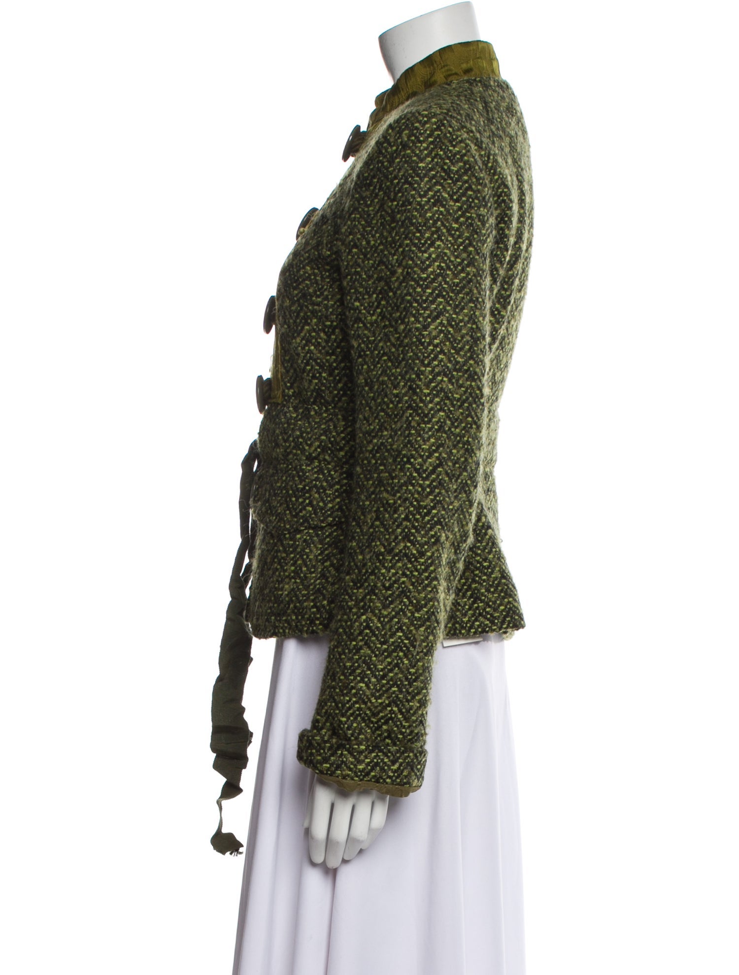 Tuleh Wool Tweed Pattern Evening Jacket