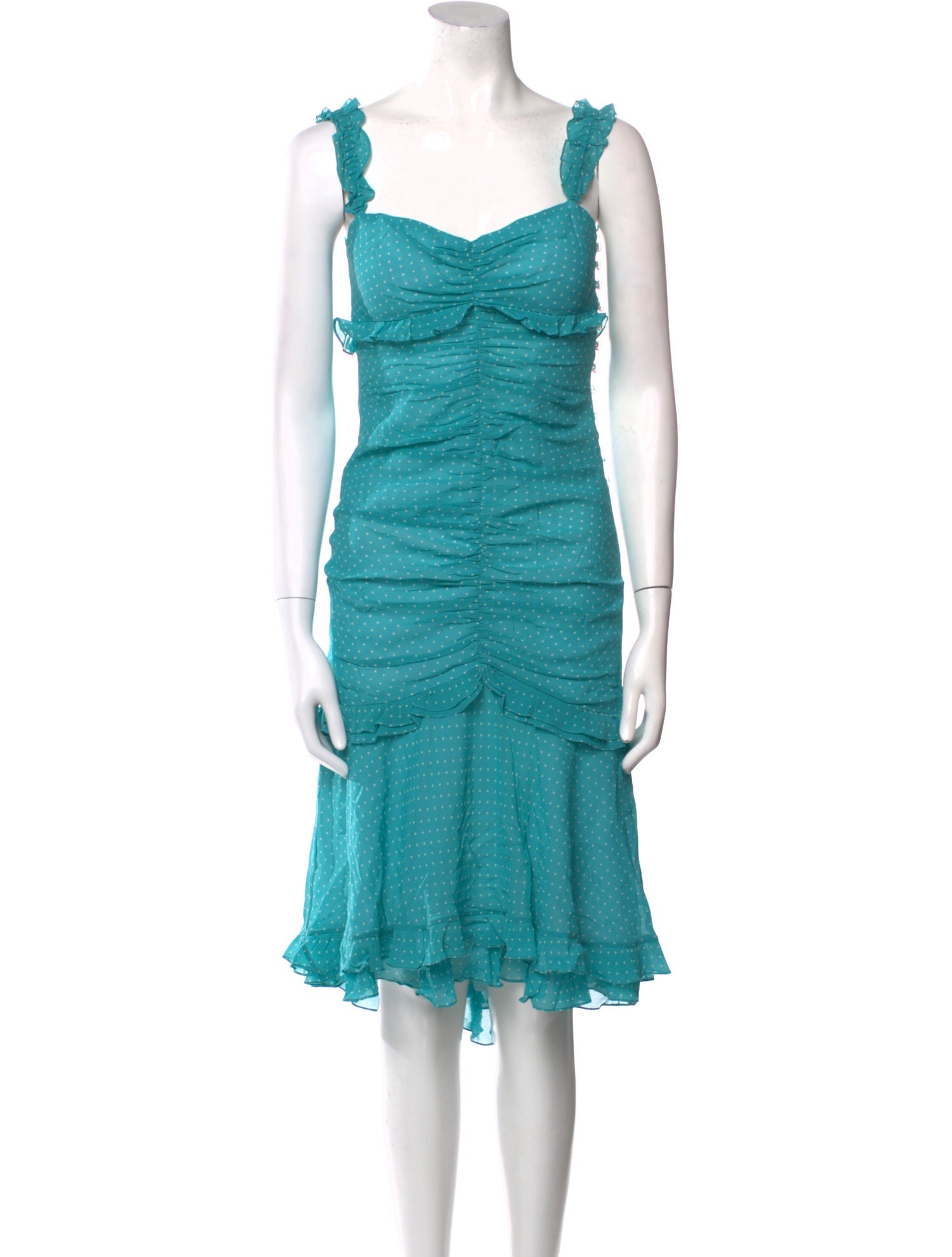 Tuleh Silk Knee-Length Dress