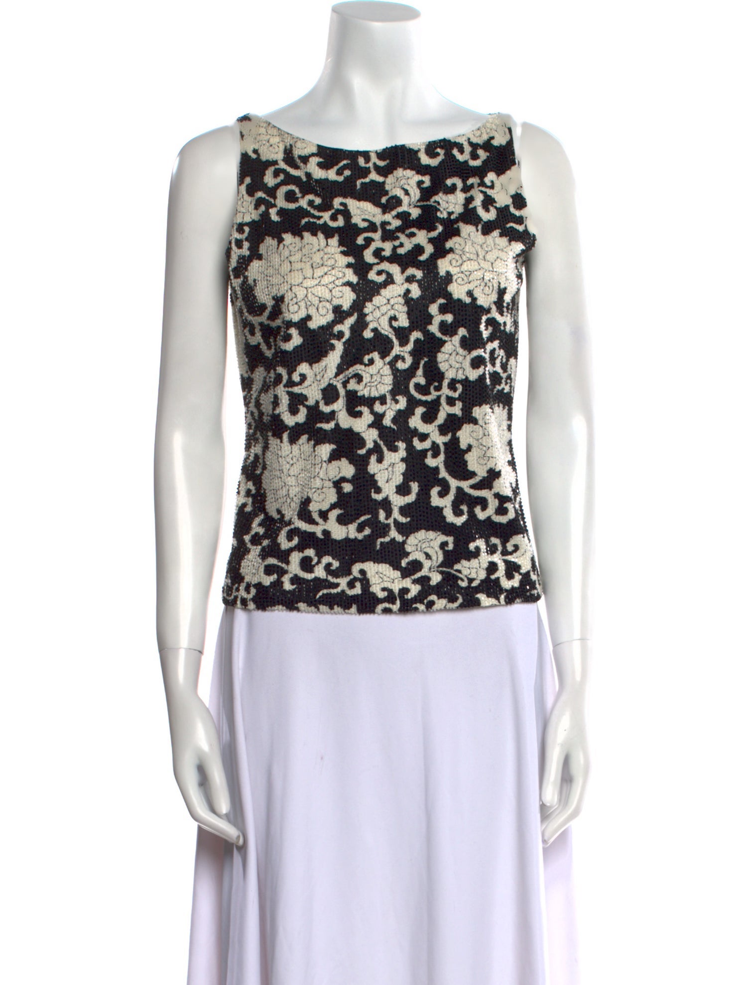 Tuleh Silk Floral Print Top