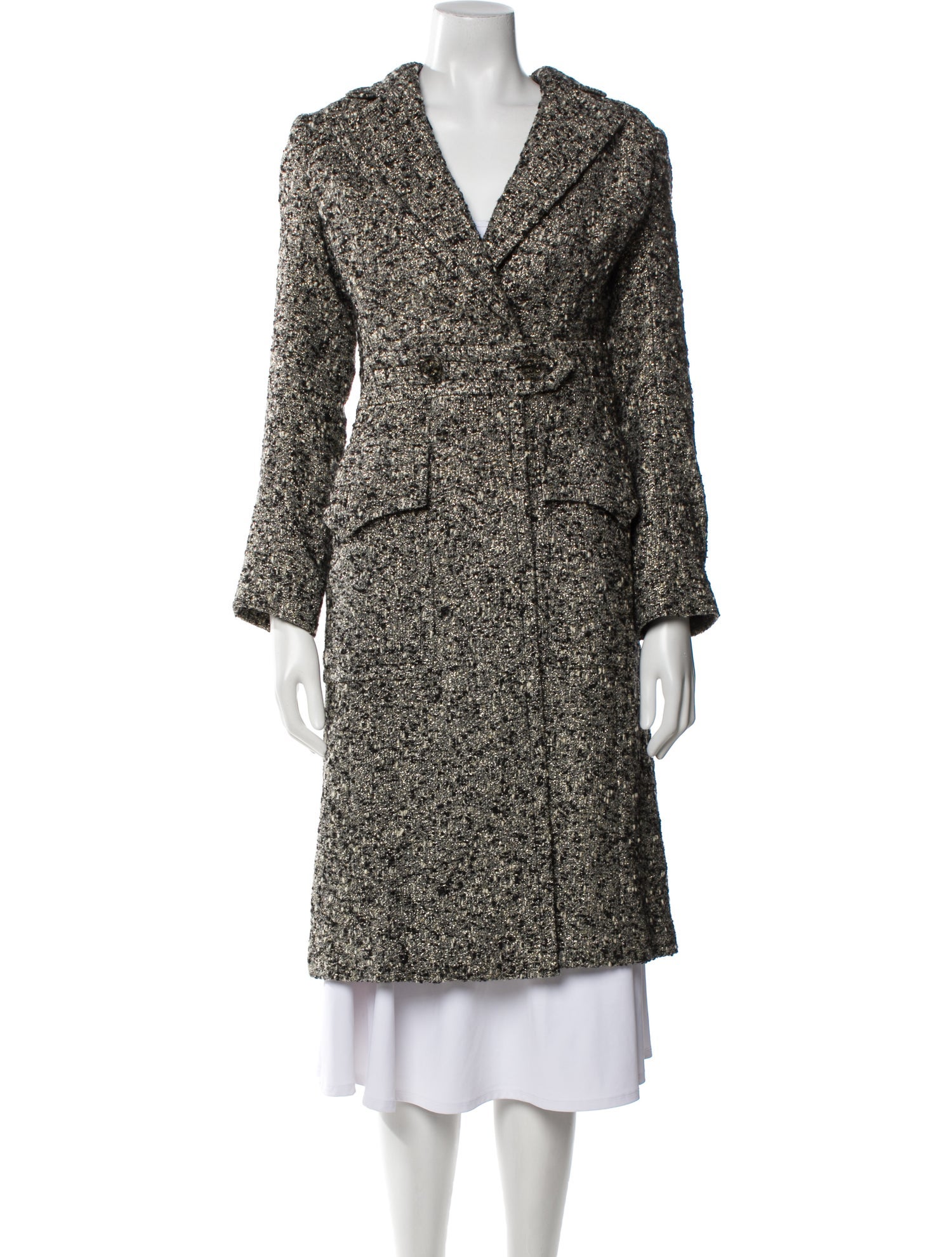 Tuleh Tweed Pattern Coat