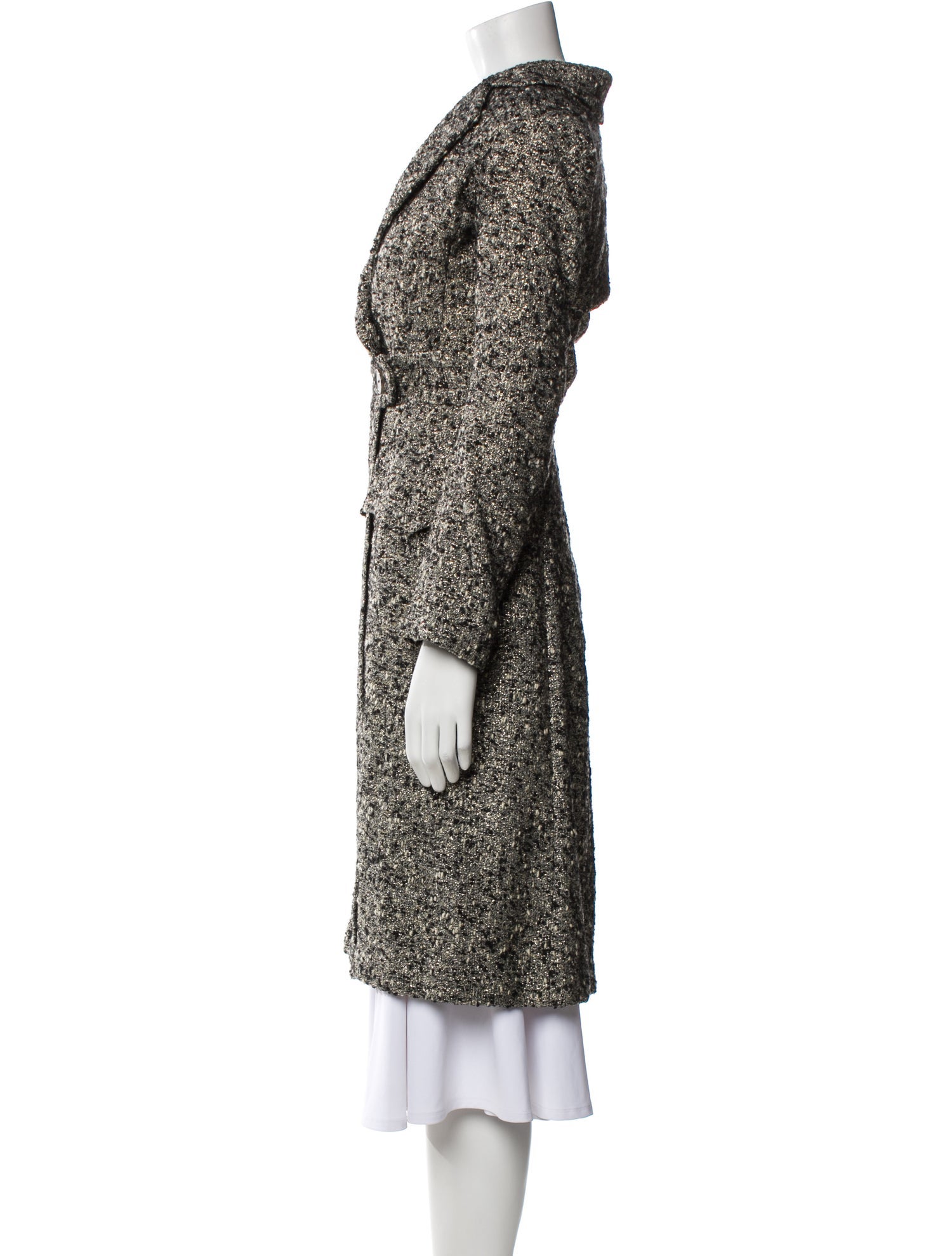 Tuleh Tweed Pattern Coat